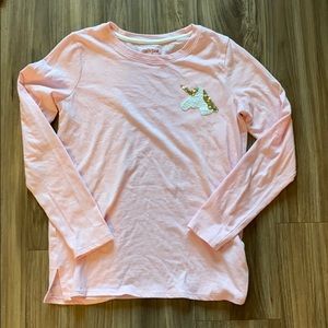 Cat & Jack Flip Unicorn T-shirt NWOT